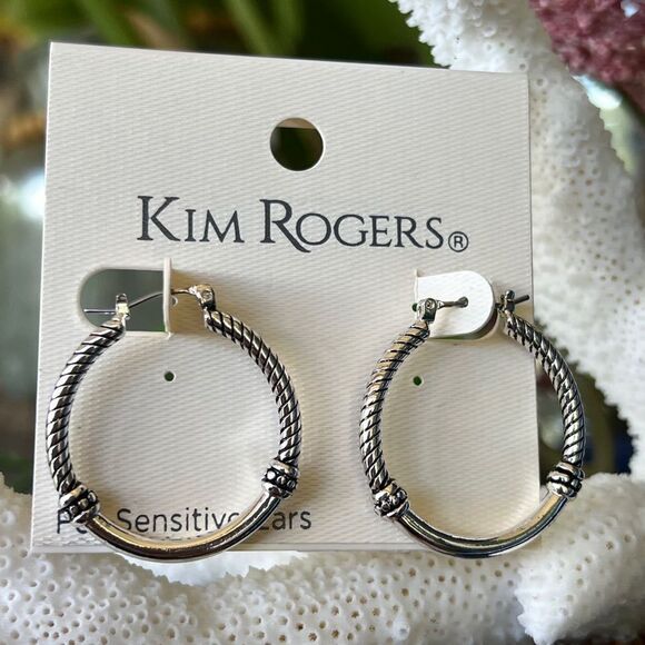 Kim Rogers Fashion Earrings Silver Western $16ea / 3 for $25 - Picture 5 of 7